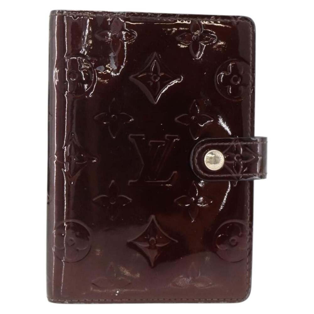 Louis Vuitton Monogram Vernis Agenda PM Day Planner Rouge Favist Red